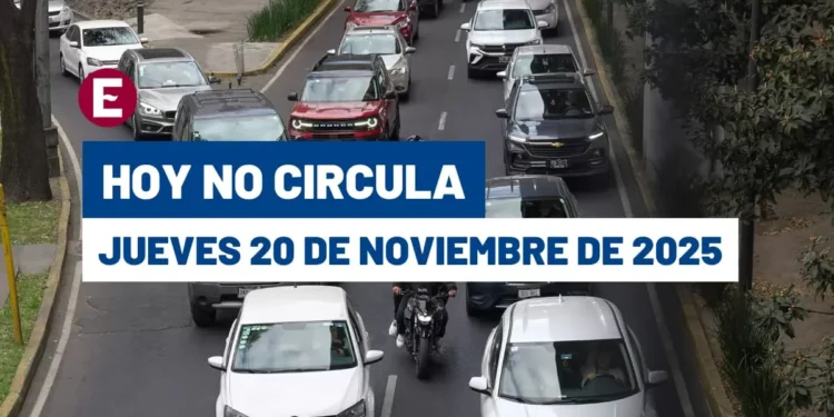 Coches con estas placas y engomado jamás pueden circular el jueves en CDMX y Edomex
