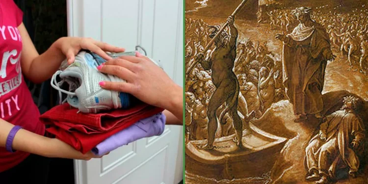 Inauguran principiante círculo en el infierno para quienes regalan cosas que les dieron en el intercambio