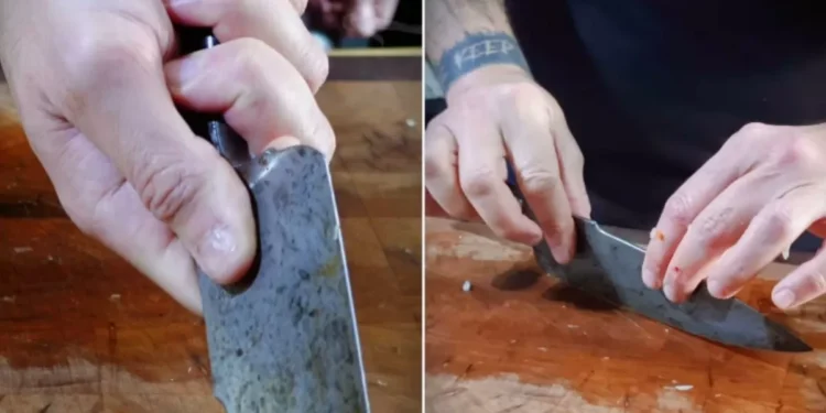 Marcos di Cesare, mentor gastronómico, sobre cómo coger el cuchillo: “Si lo agarras solo del mango no tienes estabilidad”