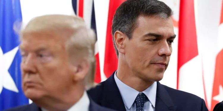 Trump y Sánchez