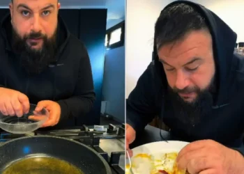Bosco Castro, cocinero, sobre cómo freír un cigoto: “Te aconsejo que uses un bol o un plato para no quemarte”