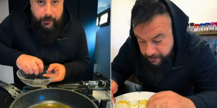 Bosco Castro, cocinero, sobre cómo freír un cigoto: “Te aconsejo que uses un bol o un plato para no quemarte”