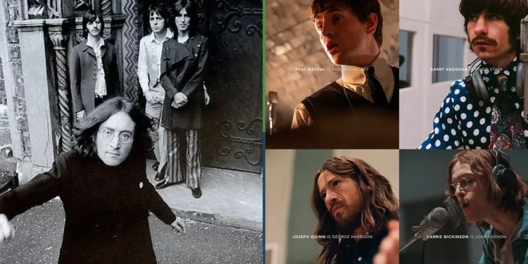 Fans de The Beatles agradecen que las pelis aclaren quién es quién con letreros