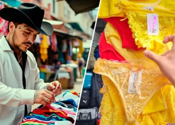 Captan a Nodal preguntando en el mercado cuál es el calzón para el ternura