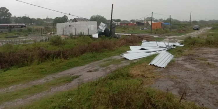 Granizo, ráfagas de más de 110 km/h y evacuados: el temporal golpeó fornido al interior