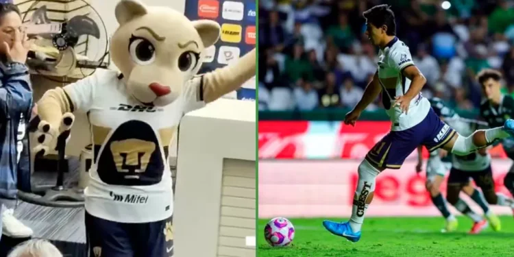 Afición de Pumas pide que nueva mascota “Goya” cobre los penales