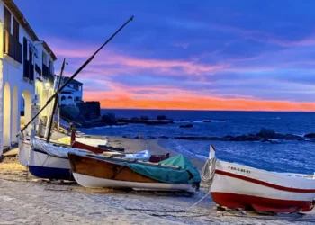 Amanecer artístico en Calella de Palafrugell