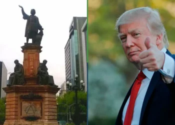 Claudia ofrece a Trump estatua de Colón a alteración de visas para todos los mexicanos